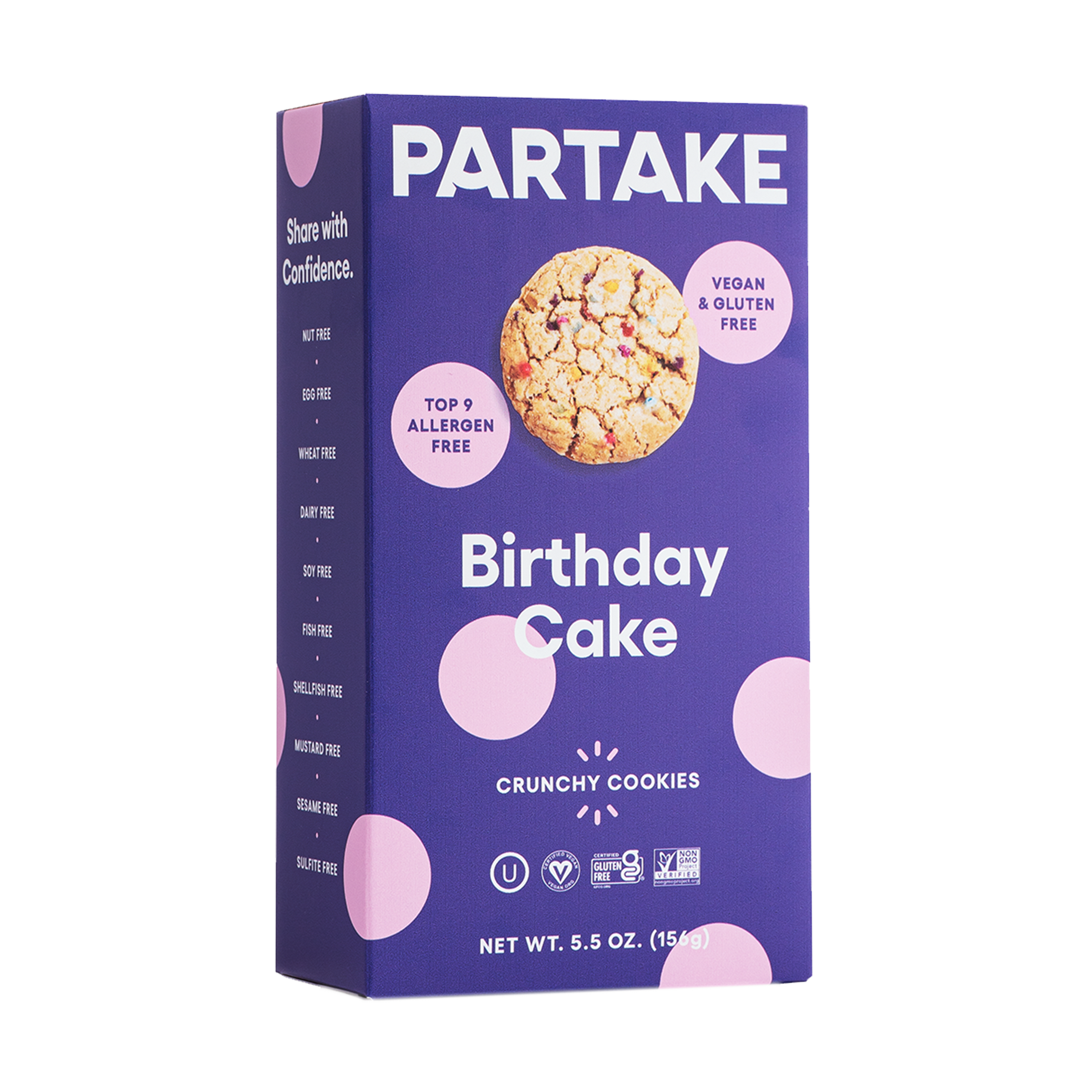 Crunchy Birthday Cake Cookies