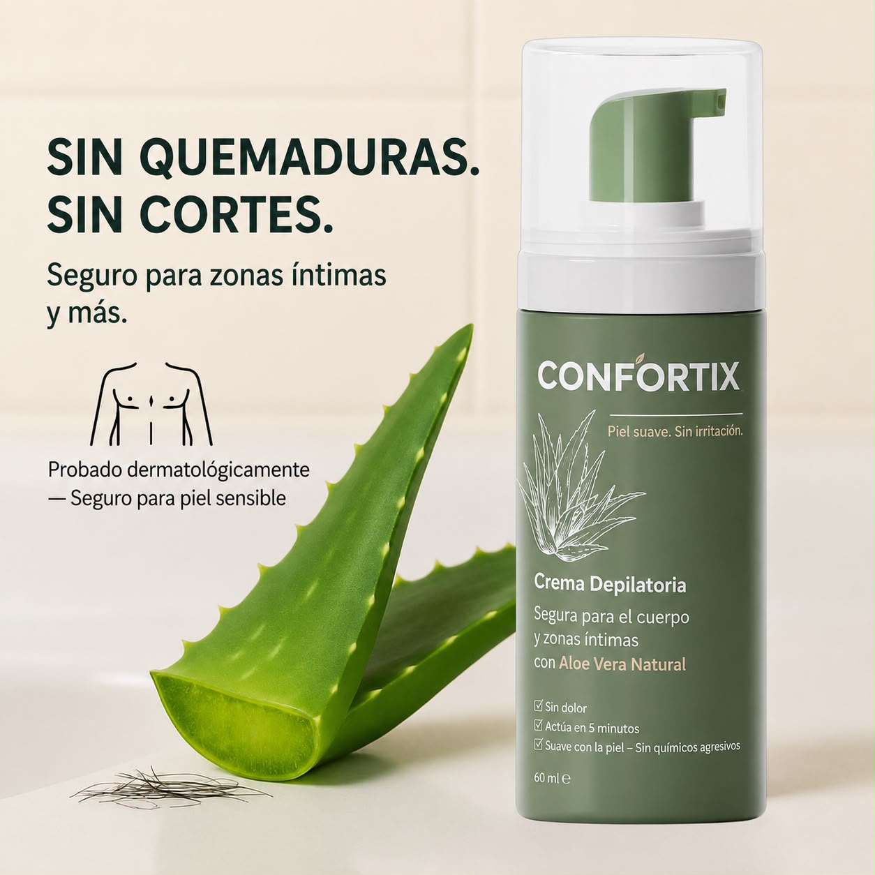 CONFORTIX™ | Crema Depilatoria