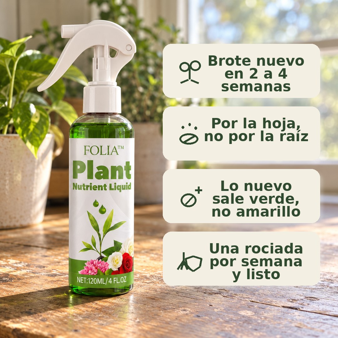 FOLIA · Nutriente para plantas en spray · 120 ml