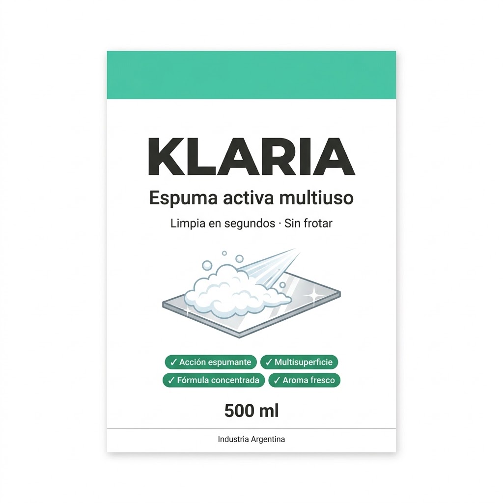 KLARIA — Espuma Activa Multiuso 500 ml — vista alternativa