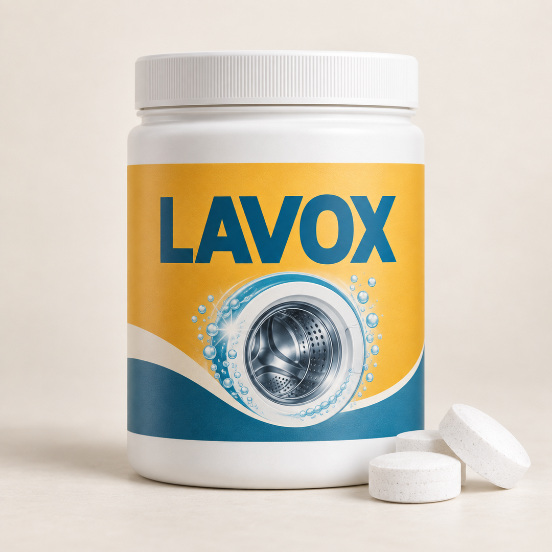 LAVOX — Tabletas limpiadoras para lavarropas