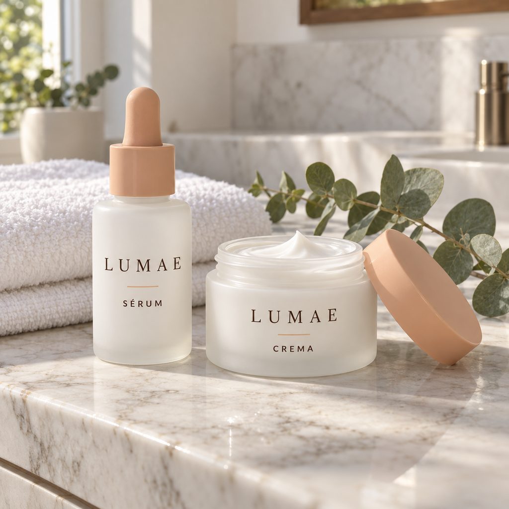 Ver foto 3 de 5 — LUMAE Rutina 2 pasos: sérum vitamina C + crema día/noche niacinamida