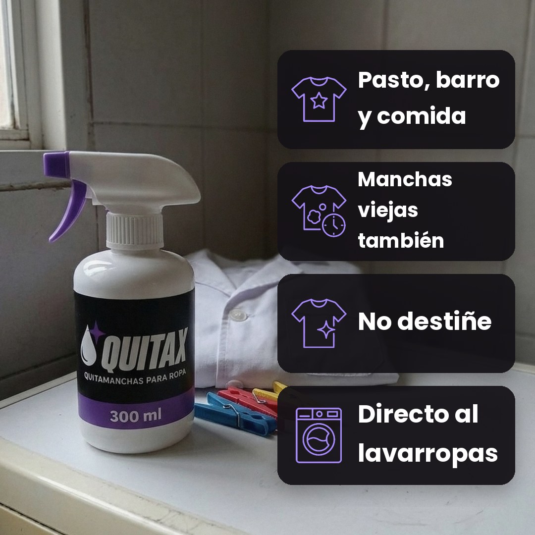 QUITAX - Quitamanchas para ropa