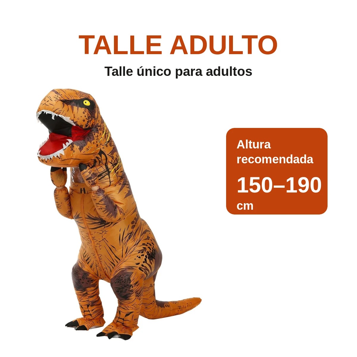 Disfraz inflable de T-Rex para adultos — foto 4 de 7