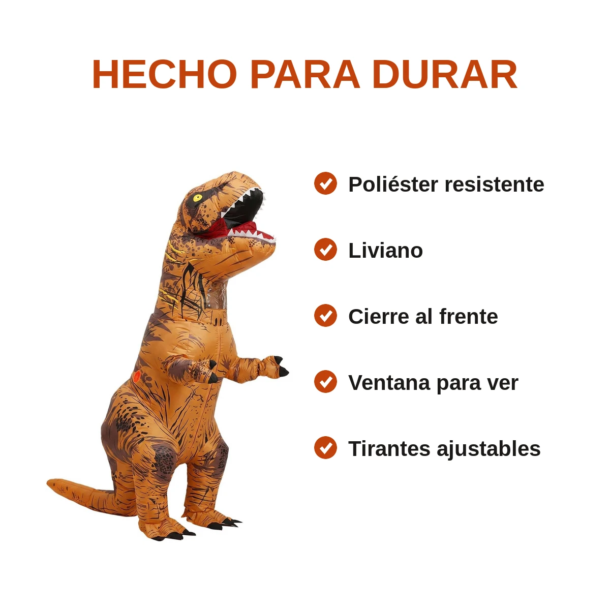 Disfraz inflable de T-Rex para adultos — foto 5 de 7