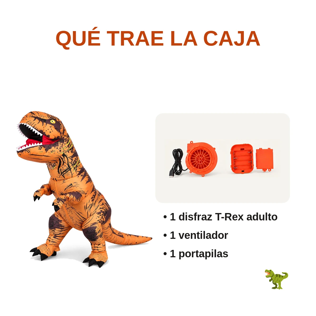 Disfraz inflable de T-Rex para adultos — foto 7 de 7
