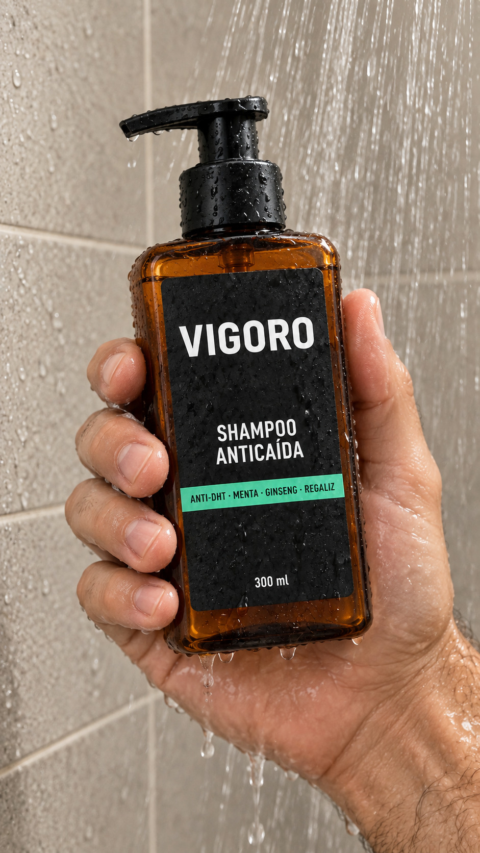 Ver foto 2 de 8 — VIGORO Shampoo Anticaída Anti-DHT 300 ml