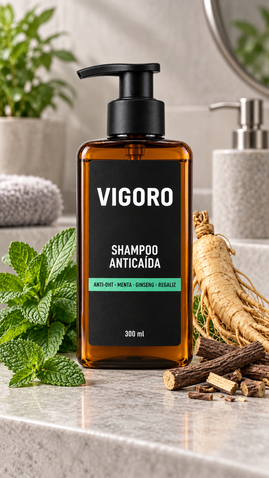 Ver foto 4 de 8 — VIGORO Shampoo Anticaída Anti-DHT 300 ml